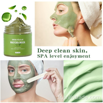 Masque d&#39;argile de la boue du thé vert personnalisé